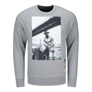 Mitchell & Ness Gray Graphic Sweatshirt